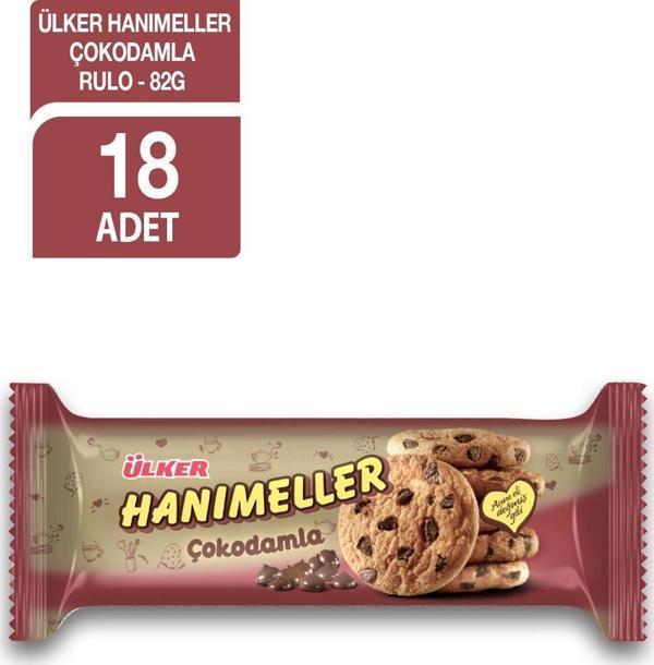 Ülker Hanımeller Çokodamla Rulo 82 Gr 18'Li - Image 1