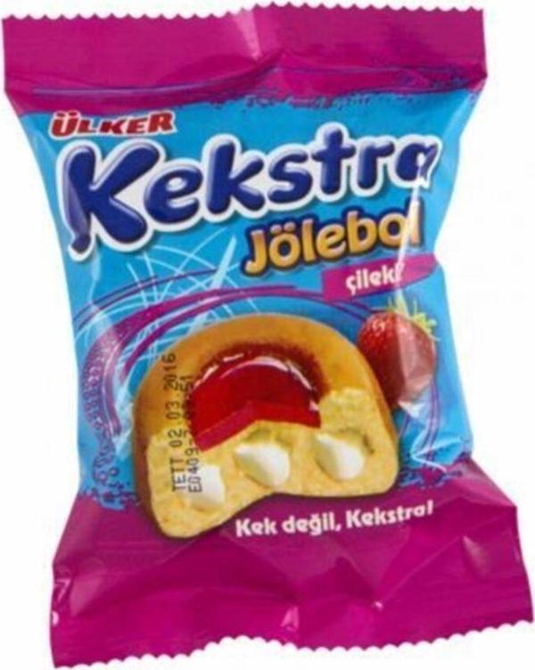Ülker Kekstra Jölebol Çilekli Kek 24 Adet - Image 1