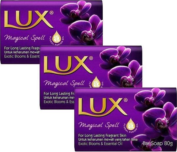 LUX 3 Adet Sabun Mor 80 Gr Magical Spell - Image 1