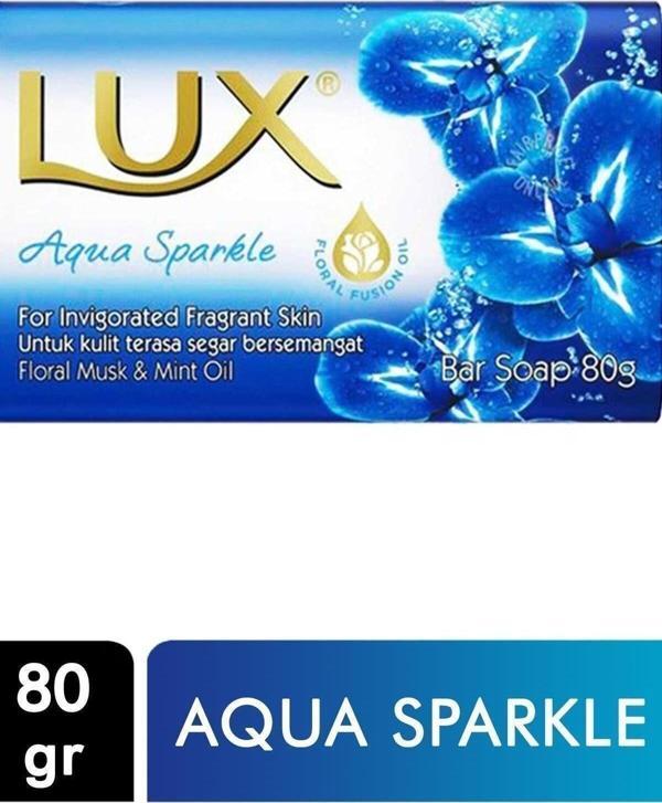 LUX Sabun 80 Gr Aqua Sparkle 8 Paket - Image 1