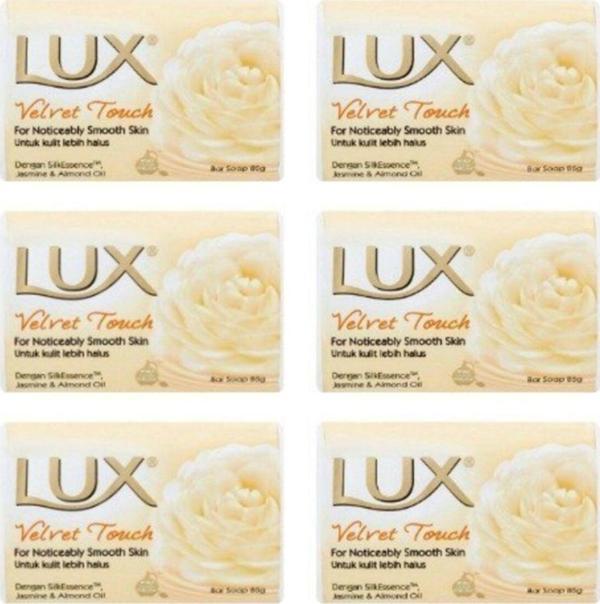 LUX Sabun 80Gr Velvet Touch 80Gr X 6 Lı Set 480Gr - Image 1