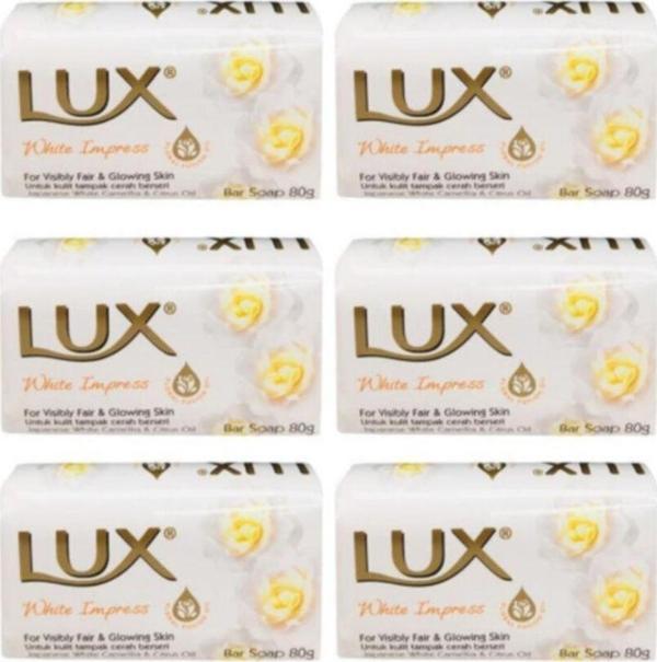 LUX Sabun 80Gr White Impress 80Gr X 6Lı Set - 480Gr. - Image 1