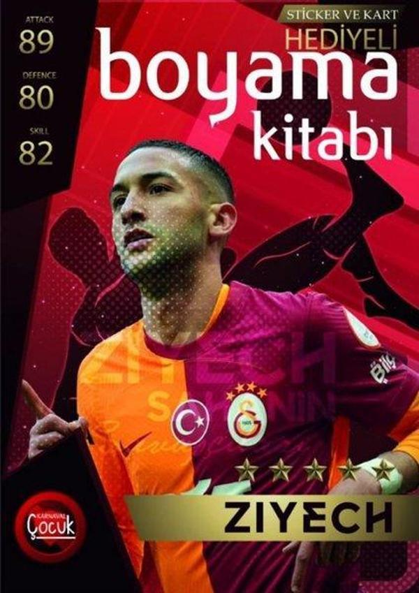 Ziyech - Boyama Kitabı - Sticker ve Kart Hediyeli - Karnaval Çocuk - Image 1