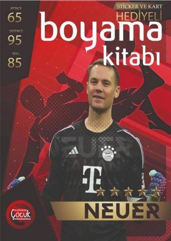 Neuer - Boyama Kitabı - Sticker ve Kart Hediyeli - Karnaval Çocuk - Image 1