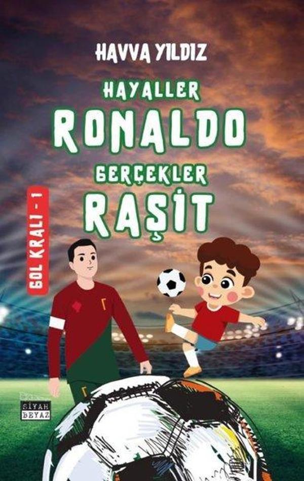 Hayaller Ronaldo Gerçekler Raşit - Gol Kralı 1 - Siyah Beyaz - Image 1