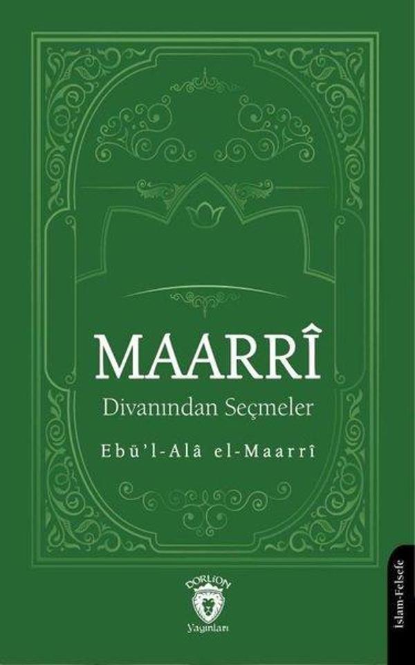 Maarri Divanından Seçmeler - Dorlion Yayınevi - Image 1