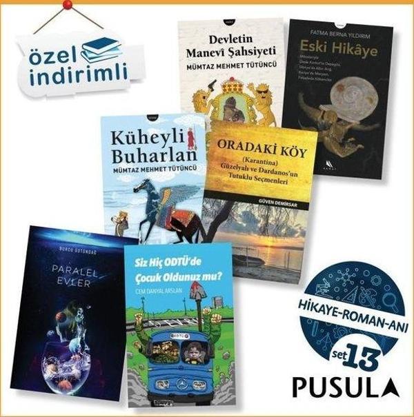 Pusula - Hikaye Roman Anı Okuma Seti - 6 Kitap Takım - Pusula Yayıncılık - Image 1