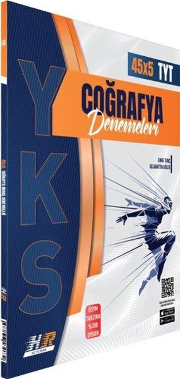 2024 TYT Coğrafya 45 x 5 Denemeleri - Hız ve Renk Yayınları - Image 1