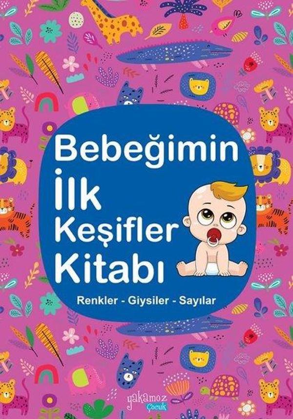 Bebeğimin İlk Keşifler Kitabı - Mor - Renkler - Giysiler - Sayılar - Yakamoz Yayınları - Image 1