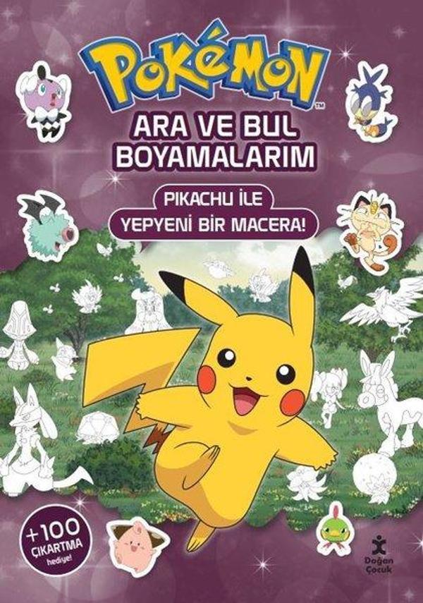 Pokemon - Ara ve Bul Boyamalarım - Pikachu İle Yepyeni Bir Macera! - Doğan Çocuk - Image 1