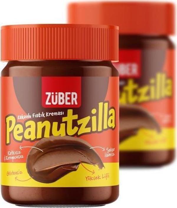 Züber Peanutzilla Kakaolu Fıstık Kreması X 2 Adet - Image 1
