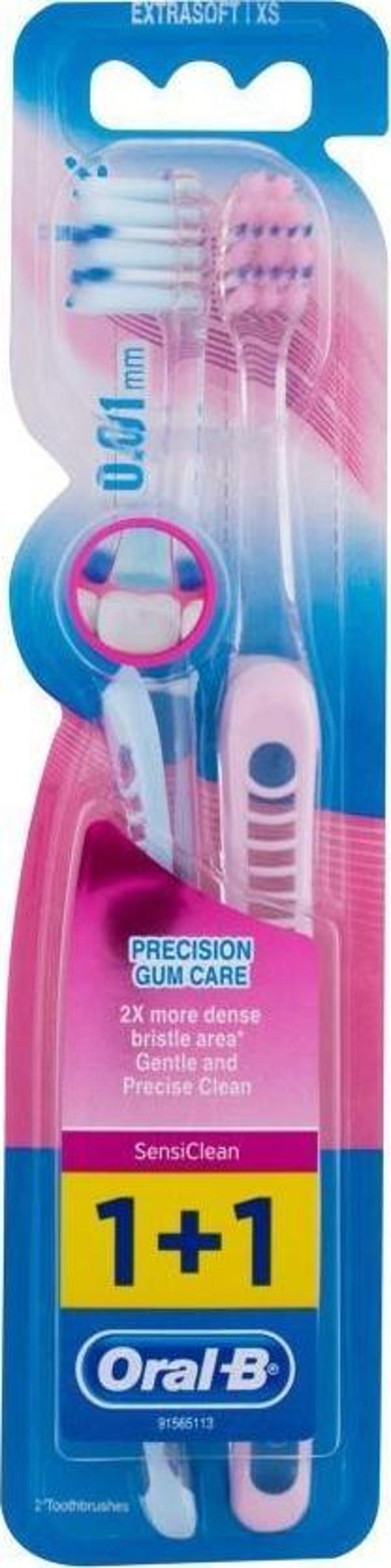 Oral-B SensiClean Precision Gum Care 1+1 Extra Soft Diş Fırçası - Image 1