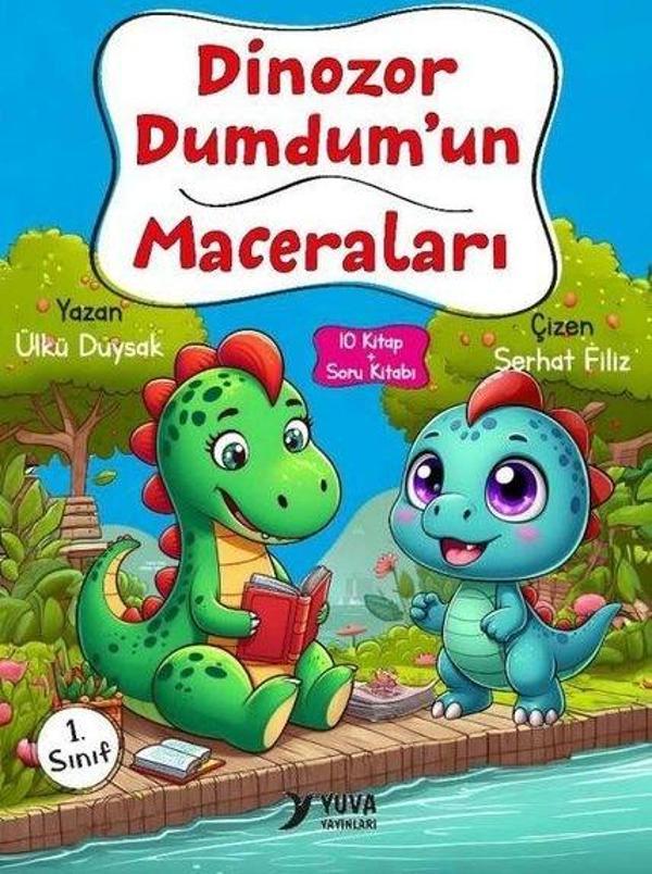 1. Sınıf Dinozor Dumdum'un Maceraları Seti - 10 Kitap Takım - Yuva - Image 1