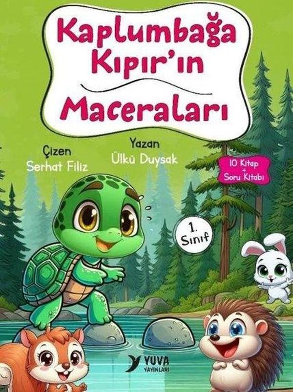 1. Sınıf Kaplumbağa Kıpır'ın Maceraları Seti - 10 Kitap Takım - Yuva - Image 1