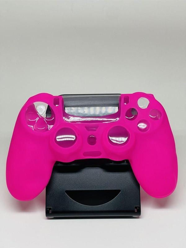 YUES Ps4 Joystick Silikon Kılıf Dualshock Koruyucu Kılıf Pembe - Image 1