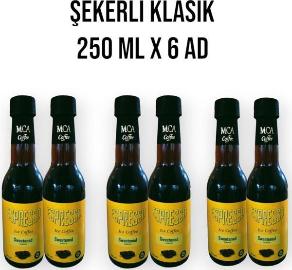 Mca Coffee Espresso Soğuk Kahve (Şekerli̇ Klasi̇K) 250 Ml X 6 Adet - Image 1