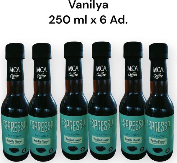 Mca Coffee Espresso Soğuk Kahve (Vani̇Lya) 250 Ml X 6 Adet - Image 1