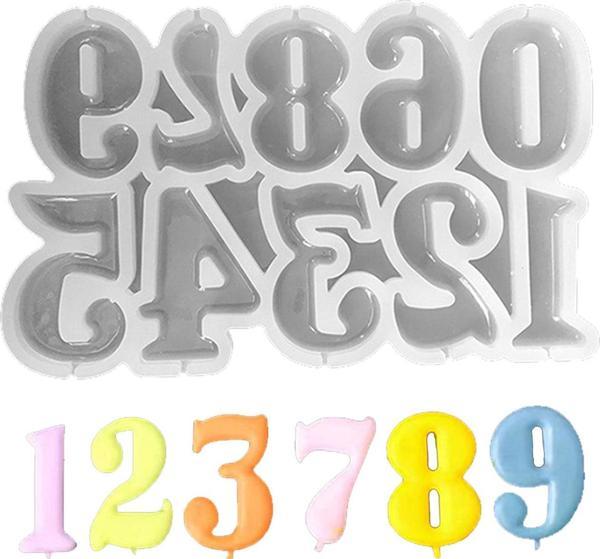 Silikon Kalıp Pasta Yaş Rakamları Lolipop Şeker Rakam Kalıbı - Image 1