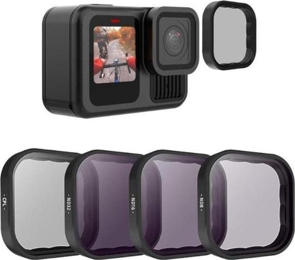 Telesin GoPro Hero 13 CPL/ND8/16/32 Filtre Seti (S5-FLT-13-TGP) - Image 1