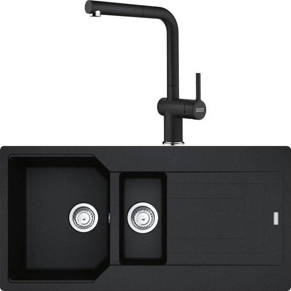 Franke Urban Ubg 651-100 Granit Nero Eviye, Active Plus Doccia Nero Armatür - Image 1