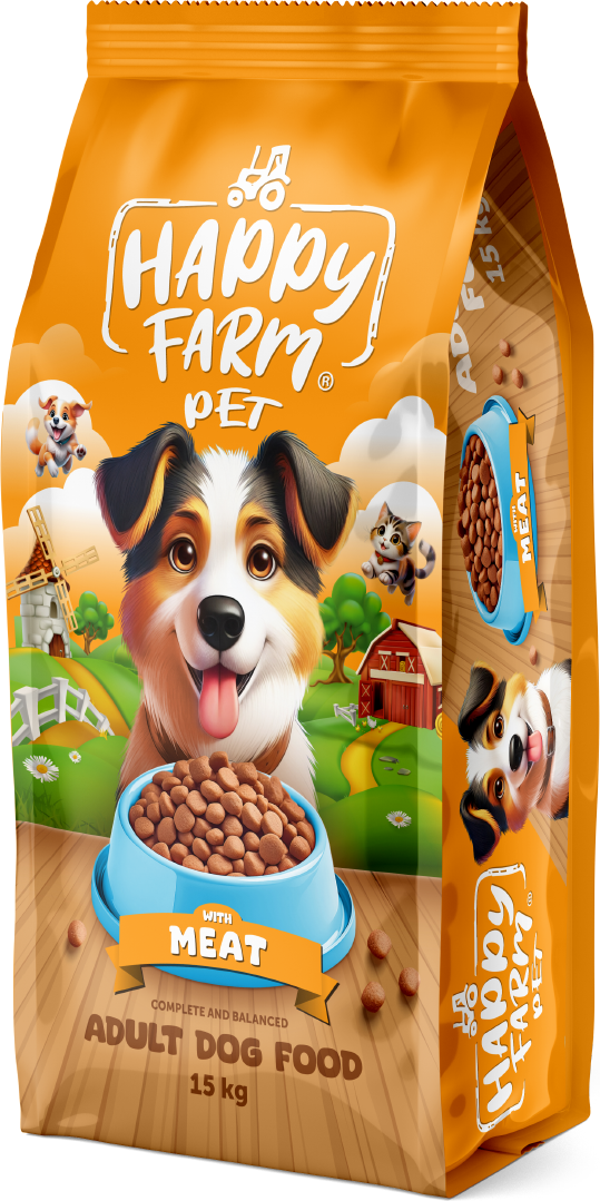 Happy Farm Etli Köpek Maması 15Kg - Image 1
