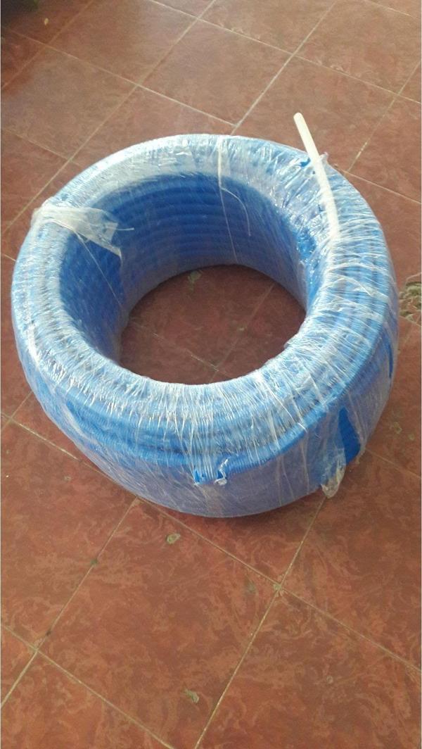 Simaş Havlupan 16Mm Kılıflı(Mobil Boru Pe-Rt Pe x Boru Mavi 100 Mt - Image 1