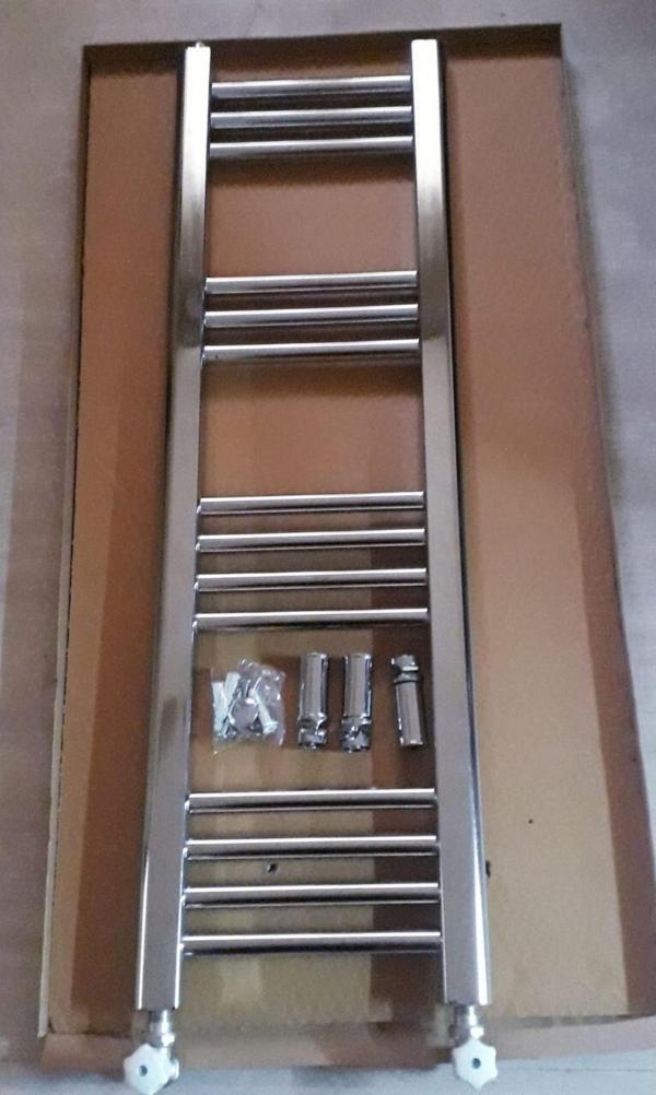 Simaş Havlupan 300 x 1000 14 Borulu Krom Havlupan + 2 Adet Vanası - Image 1