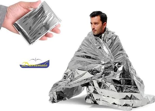 Darsenale Acil Durum Termal Battaniye Metalize Isı Yalıtımlı 160x210cm (Uzay Battaniye) - Image 1