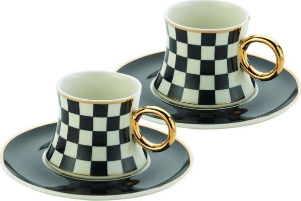 KORKMAZ A8632-1 FREEDOOM 4 PARÇA 2 KİŞİLİK KAHVE FİNCAN TAKIMI  - Image 1