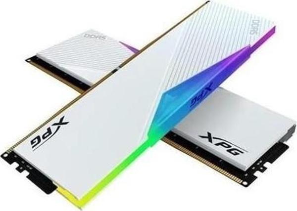 XPG LANCER AX5U6400C3232G-DCLARWH 64GB(2X32) 6400MHZ CL32 RGB BEYAZ MASAUSTU RAM BELLLEK - Image 1