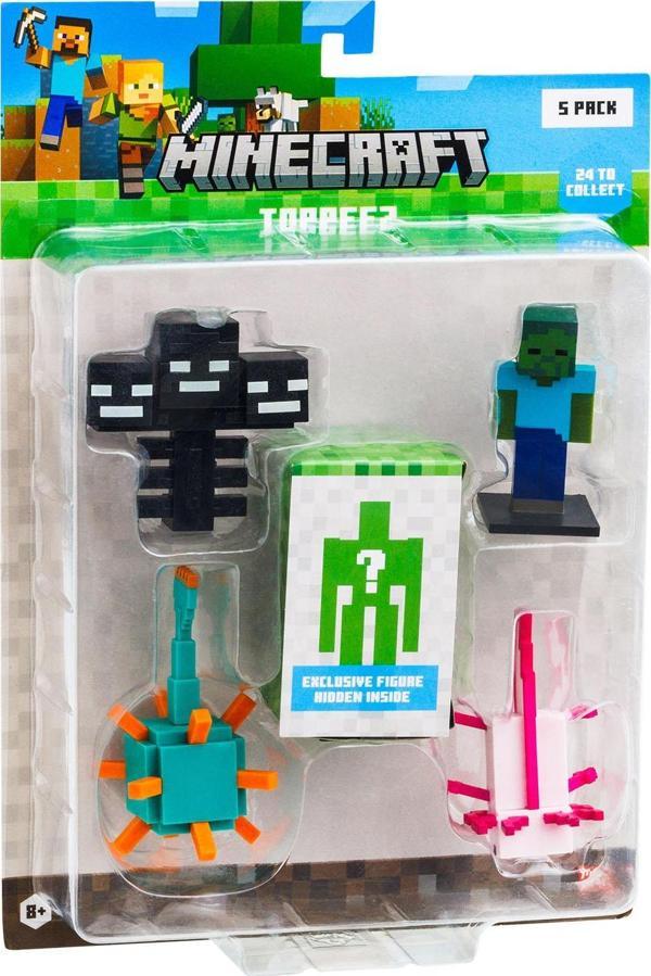 Minecraft 3D Figür Toppeez 5'li Set MC2040 Model 1 - Image 1