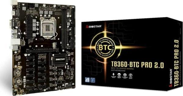 Biostar Bıostar Crypto-Mınıng Anakart 11Xpcı-Ex3.0X1/1151P 1Xpcı-Ex3.0X16/4Xsata3/1Xm.2/Modeltb360-Btc-Pro2. - Image 1