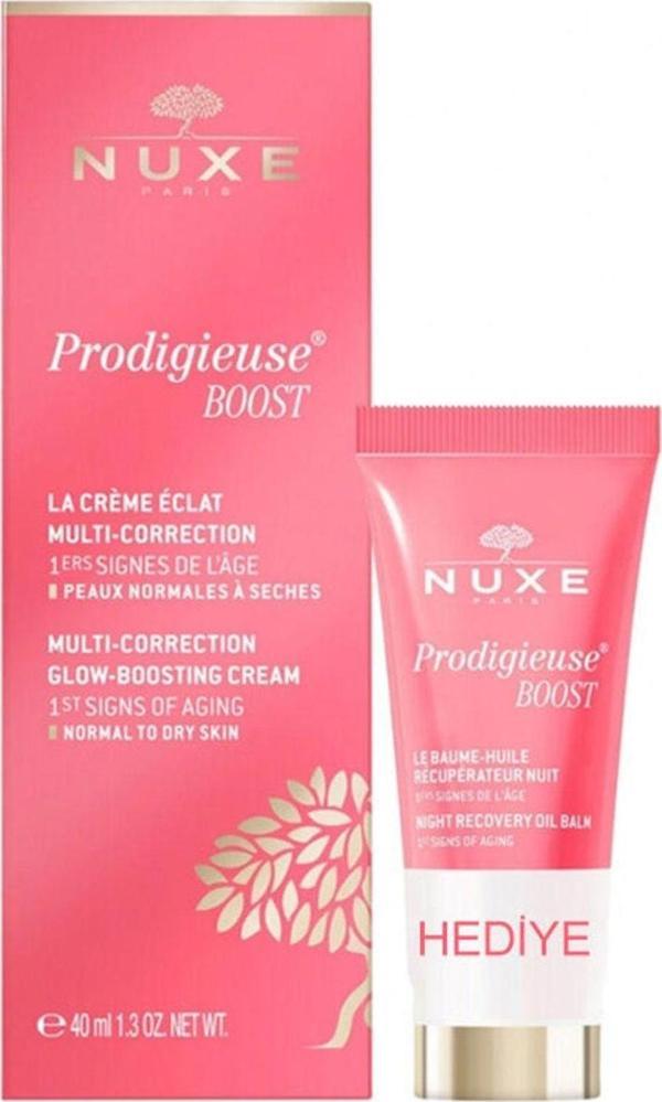 Nuxe Creme Prodigieuse Boost Glow Boosting Cream 40 ml + Night Recovery Oil Balm 15 ml - Image 1