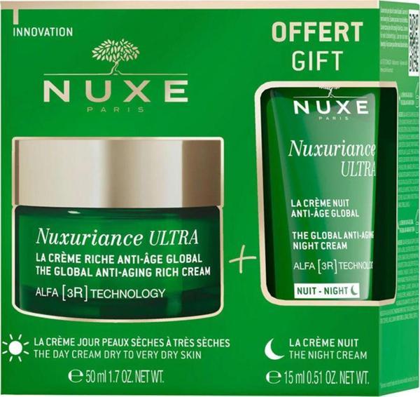 Nuxe Nuxuriance Ultra Anti Aging Rich Cream 50 ml + Gece Kremi 15 ml Hediye - Image 1