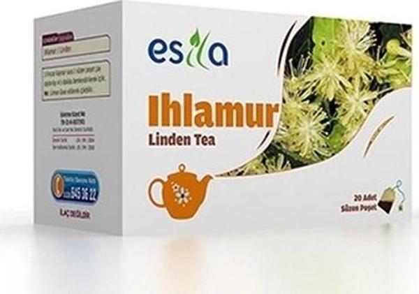 Esila Ihlamur Bitki Süzen Poşet Çay 20 x 2 G - Image 1