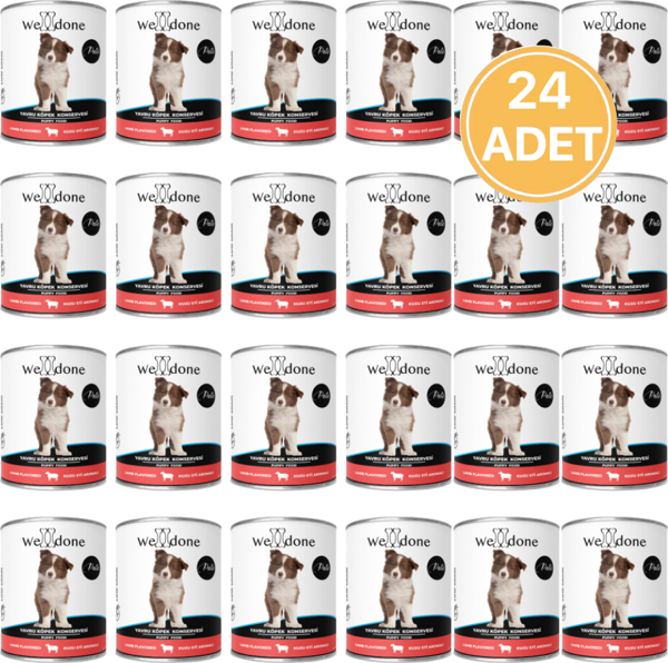 Welldone Kuzu Etli Yavru Köpek Konservesi 415 Gr (24 Adet) - Image 1