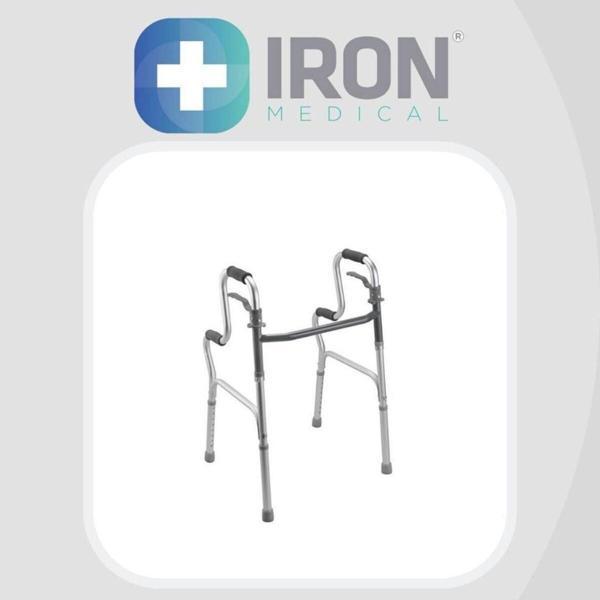 Iron Alüminyum Kademeli Walker Hasta Yaşlı Yürüteci Wolker - Image 1