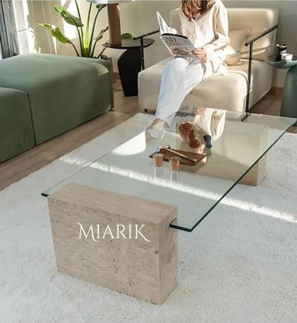 Miarik Design Traverten Orta Sehpa Swara - Image 1