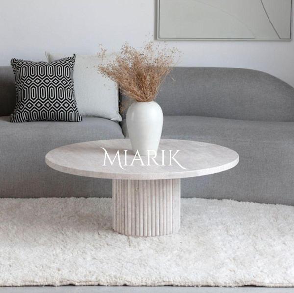 Miarik Design Mermer Sapo Orta Sehpa - Image 1