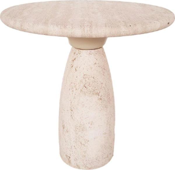 Miarik Design Traverten Mermer Maude Yan Sehpa , Masa , Orta Sehpa , Zigon - Image 1
