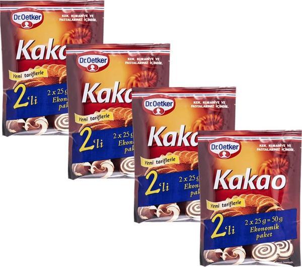 Dr.Oetker Kakao 2x25 gr x 4 Adet - Image 1