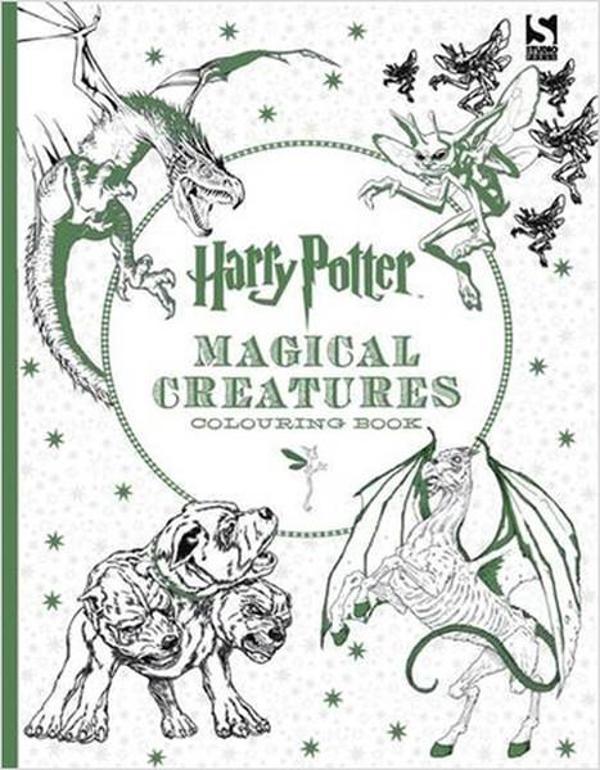 Harry Potter Magical Creatures Colouring Book - Studio Press - Image 1
