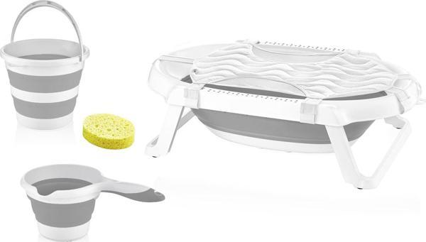 Babyjem Katlanır Banyo Seti Gri - Image 1
