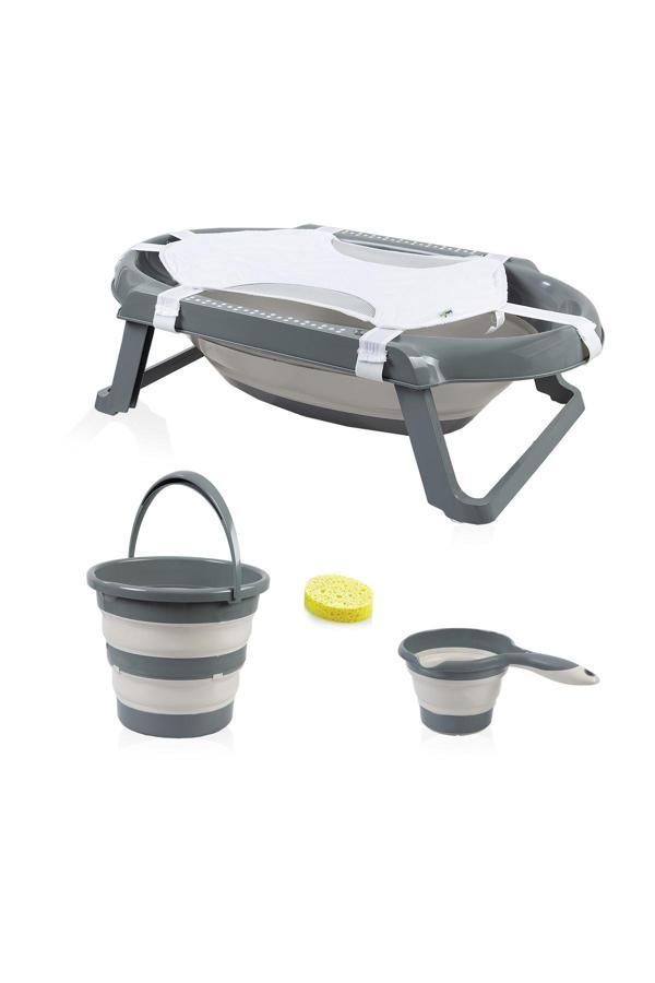 Babyjem Katlanır Banyo Seti Gri - Image 1