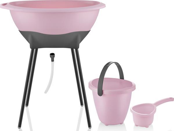 Babyjem Elegant Küvet Seti Pembe (Filesiz) - Image 1