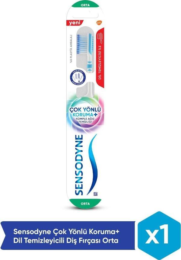 Sensodyne Diş Fırçası Çok Yönlü Koruma Orta %0 Plastik - Image 1