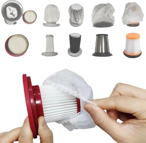 Şarjlı Dikey Süpürgeler için Filtre Koruma Torbası 12'li - Image 1