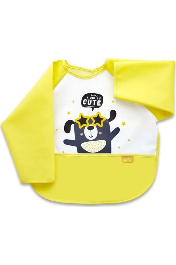 Babyjem Baby Jem 00034 Poli Muşamba Kollu Mama Önlüğü - Image 1