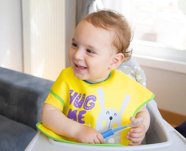 Babyjem Poli Muşamba Önlük Büyük Sarı - Image 1