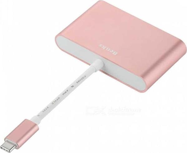 Benks U23 Type-C to USB Çoğaltıcı 3 in 1 (Type-C + USB 3.0 + USB 2.0) Dönüştürücü Adaptör - Image 1